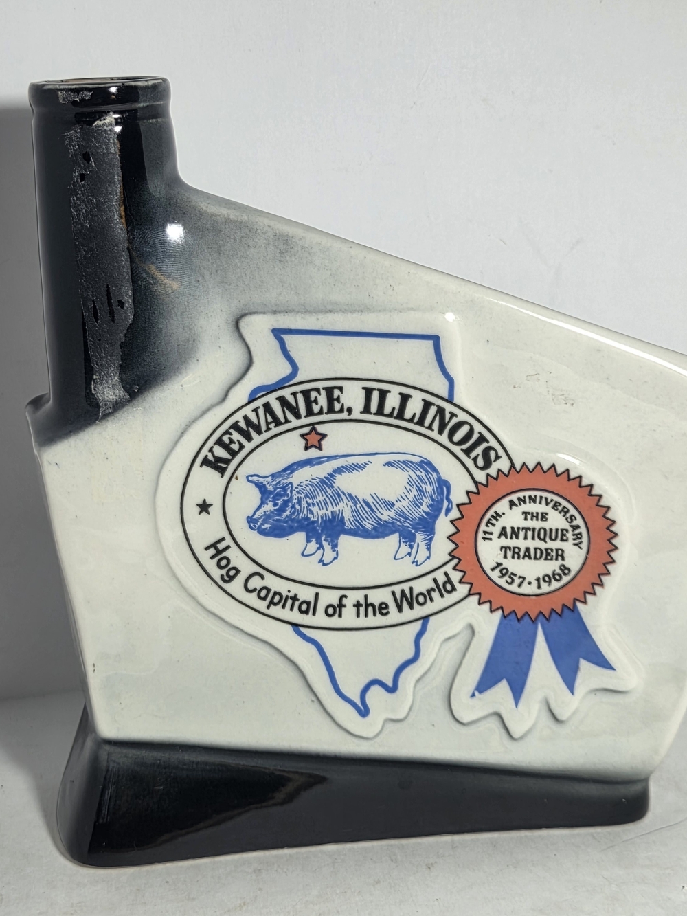 Vintage 1968 Jim Beam Bourbon Decanter The Antique Trader 11th Anniversary